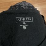 Athleta Athlete black ornamental tank top‎ Photo 1