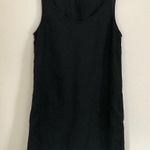 J.Crew  Linen Black shift dress with pockets and accented hemline 2 Photo 1