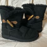 UGG  Black Shearling Lined Boots Photo 1