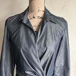 Banana Republic  Metal Grey Trench Coat Size 4 Photo 9