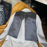 Alexander Wang Mohair Blazer With Leather Vest In Grey Photo 9