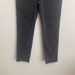 Madewell EUC  Stovepipe Straight Leg High Rise Raw Hem Jeans size 26 Photo 5