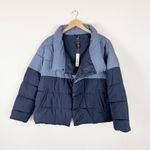 Summersalt  Two-Tone Blue Puffer Jacket Photo 1