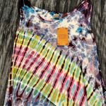 Kathmandu Imports Colorful Tie-Dye Sleeveless Lavender Dress One size fits S-L Photo 2