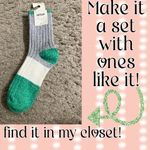 American Eagle Outfitters AE Grey Reindeer Fair Isle Super Soft Crew Socks NWT Photo 11