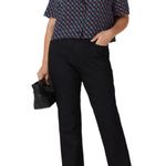 Diane Von Furstenberg DVF Chain Print Silk Cropped Short Sleeve V-Neck Top Button Front Boxy Pajama L Photo 4