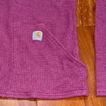 Carhartt  Women's Relaxed Fit Heavyweight Long-Sleeve Hooded Thermal Shirt Sz XS Photo 3