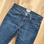 Gap Current/Elliott Women's Ankle Skinny Jeans M Dark Blue Subtle Fading Denim Photo 2