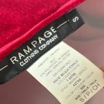 Rampage  Velvet Vintage 90s Y2K red Burgundy Long Strappy Back Gown Dress small Photo 4