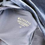 Athleta Elation V Neck Velvet Crop V Neck Tank Top Blue Scuro Size 1X Photo 6