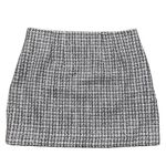 Loft NWT Women's Size 14 Black White Tweed Sequin Mini Skirt Workwear Photo 4