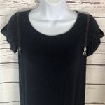 Cynthia Steffe  Navy blue zipper‎ sleeve top Photo 1