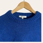 Madewell Simone Blue Balloon Sleeve Crewneck Pullover Sweater Size XXS Photo 5