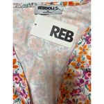 Rebdolls  Melanie Floral Print Knotted Front Cut Out Mini ALine Dress Sz … Photo 8