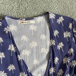 Marine layer  Emlyn Midi Wrap Dress in Marlin Palm Print size L Photo 5