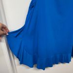 Susana Monaco Susan Monaco Womens Blue Ruffled Tank Top Blouse Size Small Maternity Breezy Photo 3