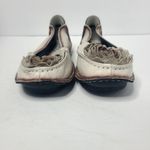 L'ARTISTE Shoes Spring Step DEZI Natural Flats Leather Slip On Flower Bow EU 42 Brown Size 10.5 Photo 3