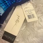 NWT Profile by Gottex twist front ruched tummy control swimsuit dress 14 Blue Photo 3