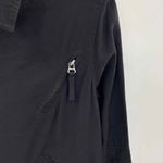 Miss Me  Asymmetrical Zip Moto Jacket Womens Small Black Cotton Zip Pockets Photo 4