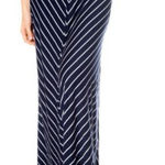 Motherhood Maternity  Foldover-Waist‎ Chevron-Stripe Maxi Skirt size S Photo 0