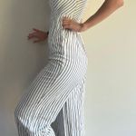 Skies Are Blue Pinstripe Jumpsuit XS Photo 1