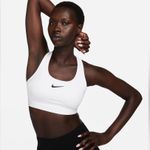 Nike NWT Swoosh Padded Bra White XS Photo 2