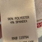 One World  Blouse Women's Size 2X‎ Tunic 3/4 Sleeves Floral Embellished Red Pink Photo 3