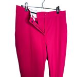 ZARA  Hot Pink Trouser Size 10 Straight Crop‎ Dress Pant Photo 3