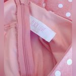 Peach Love California Pink & White Polka Dot Modcloth Dress Backless with Bow  Photo 7