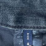 EXPRESS Low Rise Flare Jeans Medium Wash Distressed Denim Size 4 Stretchy Blue Photo 5