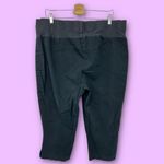 Motherhood Maternity  XL Womens Black Slim Straight Capri Jeans Photo 1