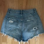 Garage High Waisted Distressed Denim Shorts Photo 1