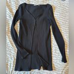 Mango Ribbed Knit Cardigan Photo 1