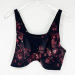 Knix Floral Revolution Adjustable Pullover Bra XXXXL Black Size 4X Photo 0