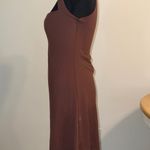 Chic Sleeveless Brown Mini Dress Size 6 Photo 2