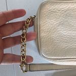Michael Kors  leather mini crossbody jet bag in cream with rose gold accent purse Photo 6