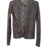 Loft Ann Taylor Snake Print Cardigan Size Small Photo 0