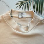 Varley  Alden Short Sleeve Sweatshirt – Cream / Doublesoft Fabric – Size M Photo 9