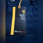 Style & Co . Denim Dark Blue Slim Leg Jeans Photo 2