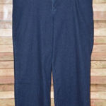 Eloquii  Women's Dark Wash Denim Wide Leg Blue Jeans Size 22L High Rise Casual Photo 0