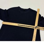 COS  Sweater Womens X Small Black Raised Stitch Jumper Textured Crew Neck Cotton Photo 8