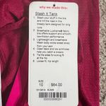 Lululemon  Stash It Tank Top 10 Women’s Bumble Berry NWT Photo 4