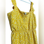 NWT BB Dakota Steve Madden Yellow Floral Dress Size XL Photo 3