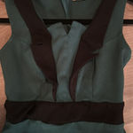 Mystic Tailored Green and Black Body Con Dress Photo 0