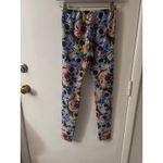 Nan Made Skull Leggings M Cute Whimsy Goth Colorful Streetwear Punk Biker Skater Orange Size M Photo 3