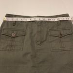 Workshop Denim Women’s Olive Green Mini Skirt Size 8 Photo 8