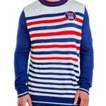 Tipsy Elves  USA Olympic USA Patch Stars Stripes Red Blue Crewneck Knit Sweater Photo 0