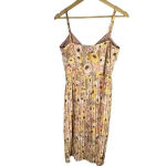 Max + Ash Floral Pleated Dress Large‎ Pink Photo 1