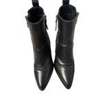 Blondo  Eleanor Waterproof Leather Pointed Toe Heeled Booties Black Size 7M Photo 1