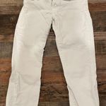 7 For All Mankind White Cropped Jeans Photo 0